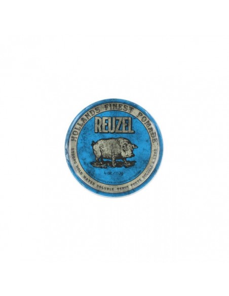 REUZEL - BLUE POMADE - Cera Finitura Lucida Extra Strong Spalmoo